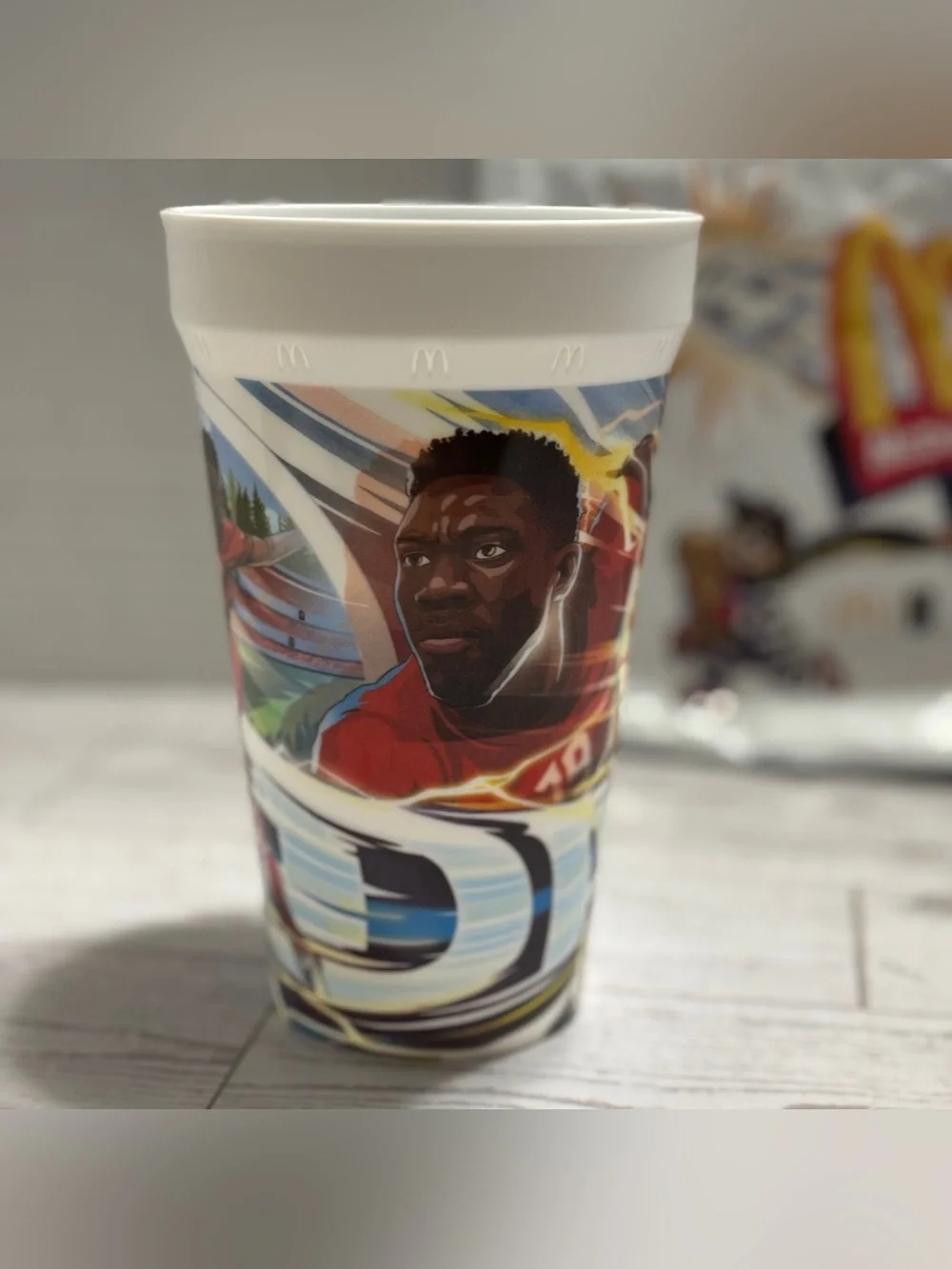 McDonald's World Cup Alphonso Davies Soccer Player FIFA 2026 Collectible Cup